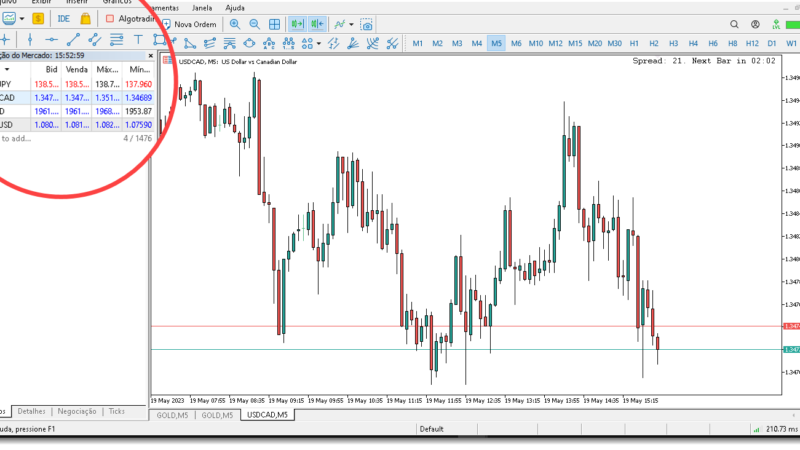 Como Adicionar e Configurar Os Ativos no MetaTrader 5