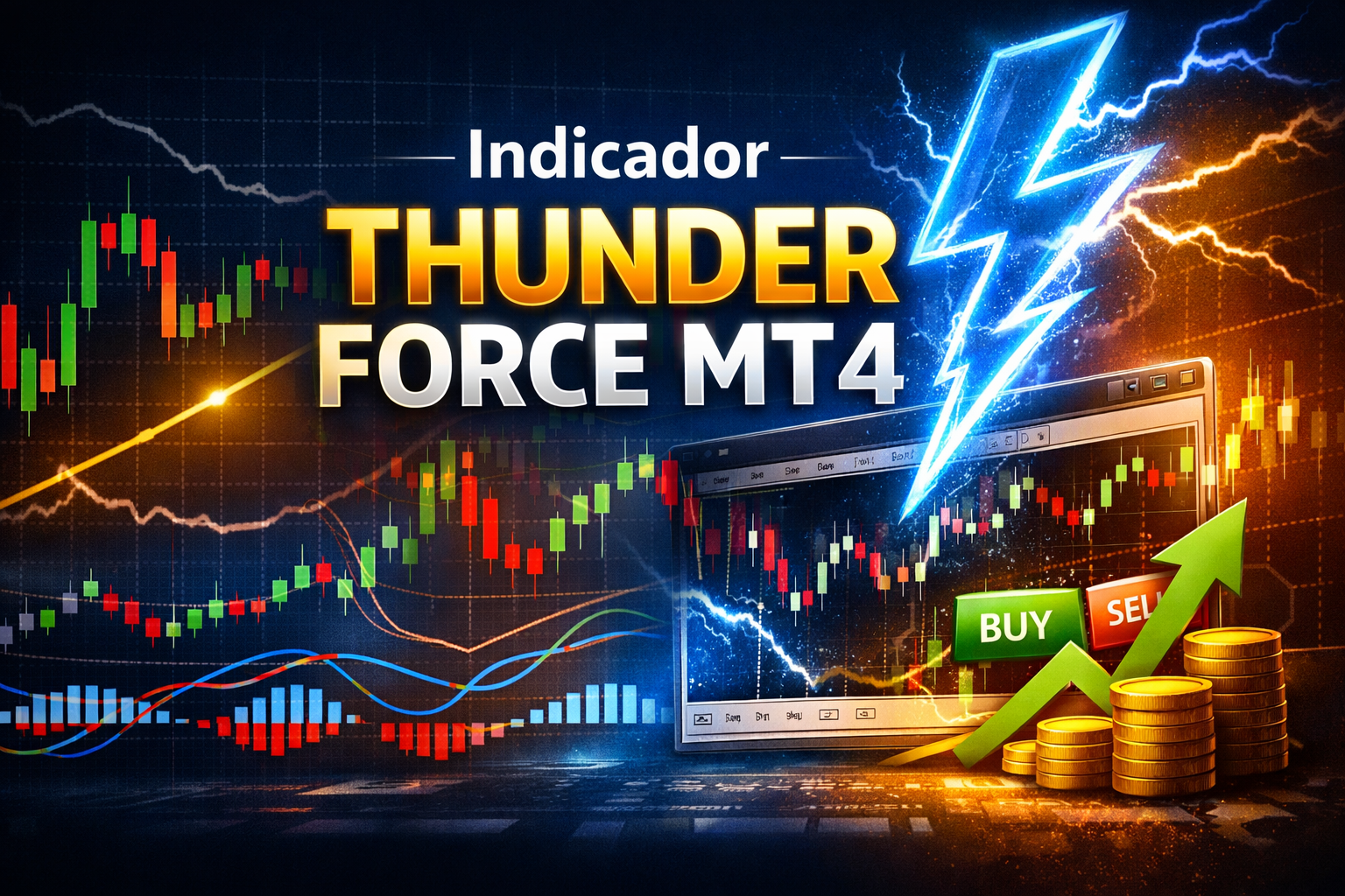 Indicador Thunder Force para MT4: Como Funciona e Como Utilizar em Estratégias de Trading