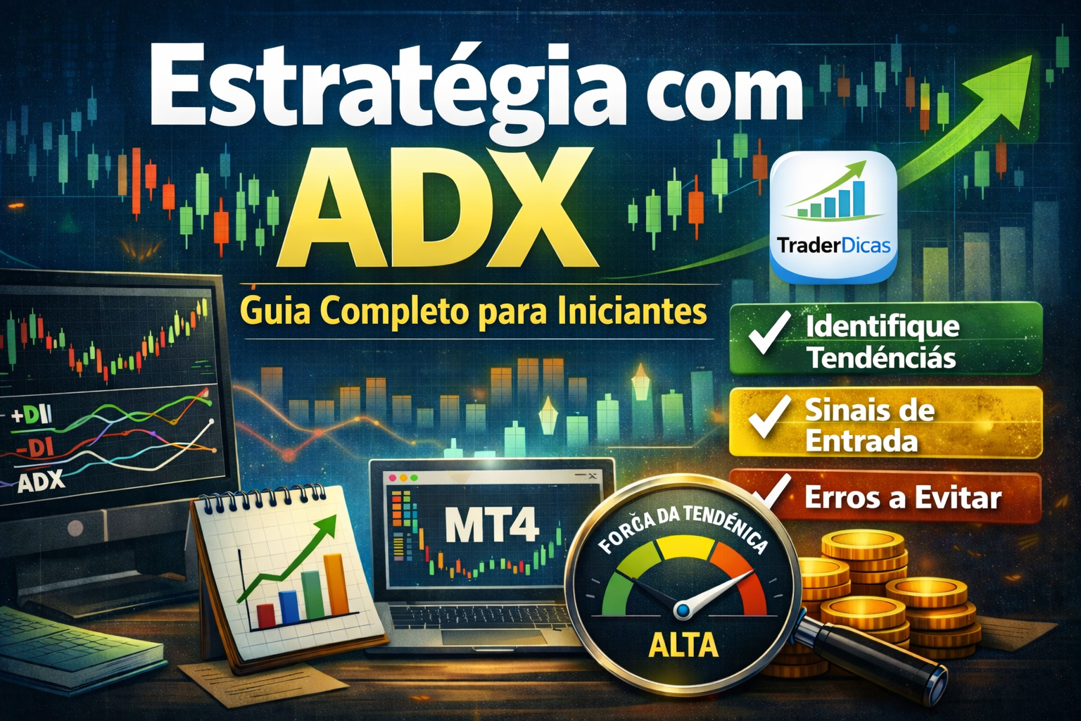 Estratégia com ADX funciona mesmo? Como usar o indicador ADX no trading
