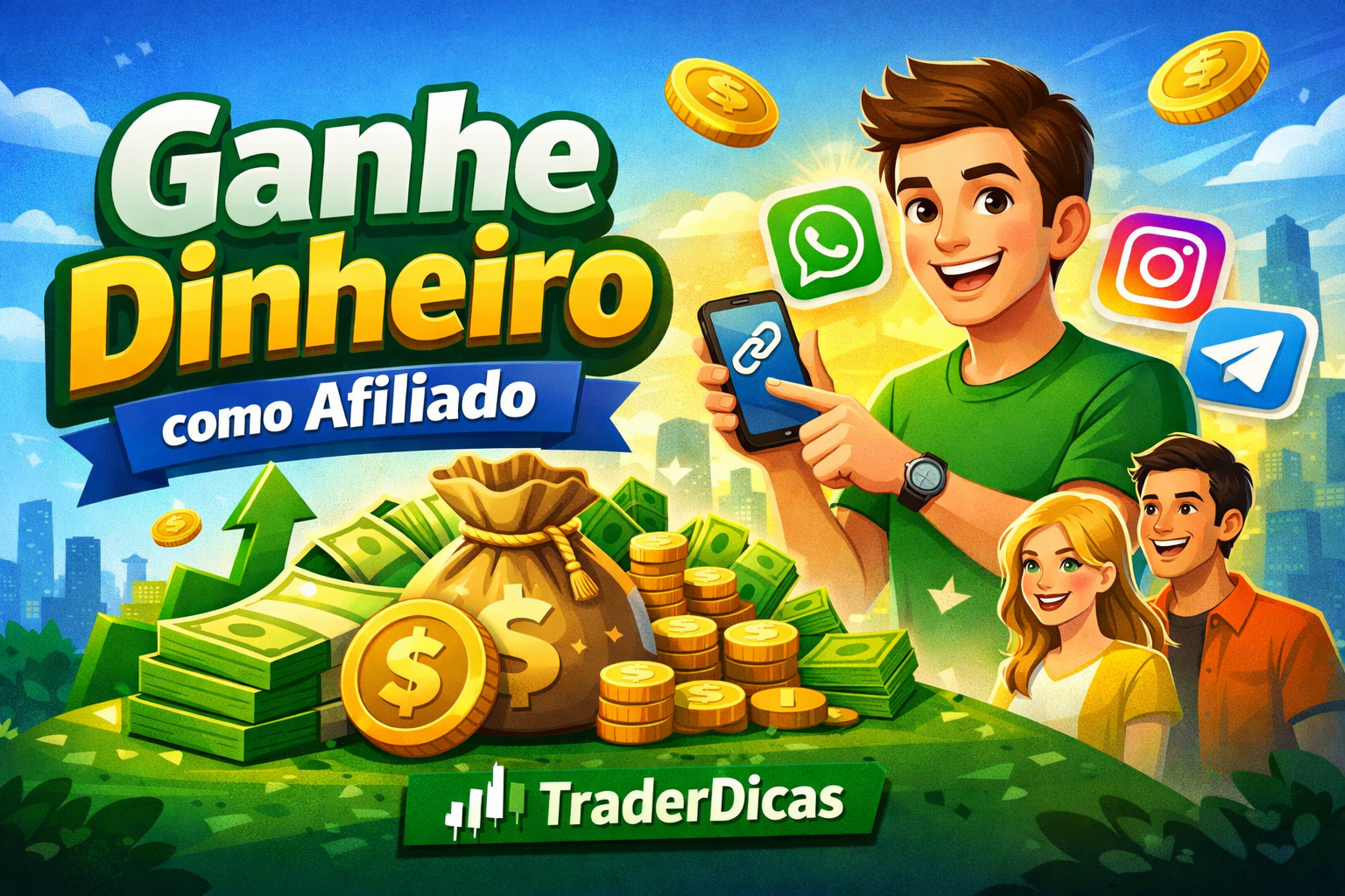 Como Ganhar Dinheiro Indicando Pessoas (Guia Completo do Afiliado TraderDicas)