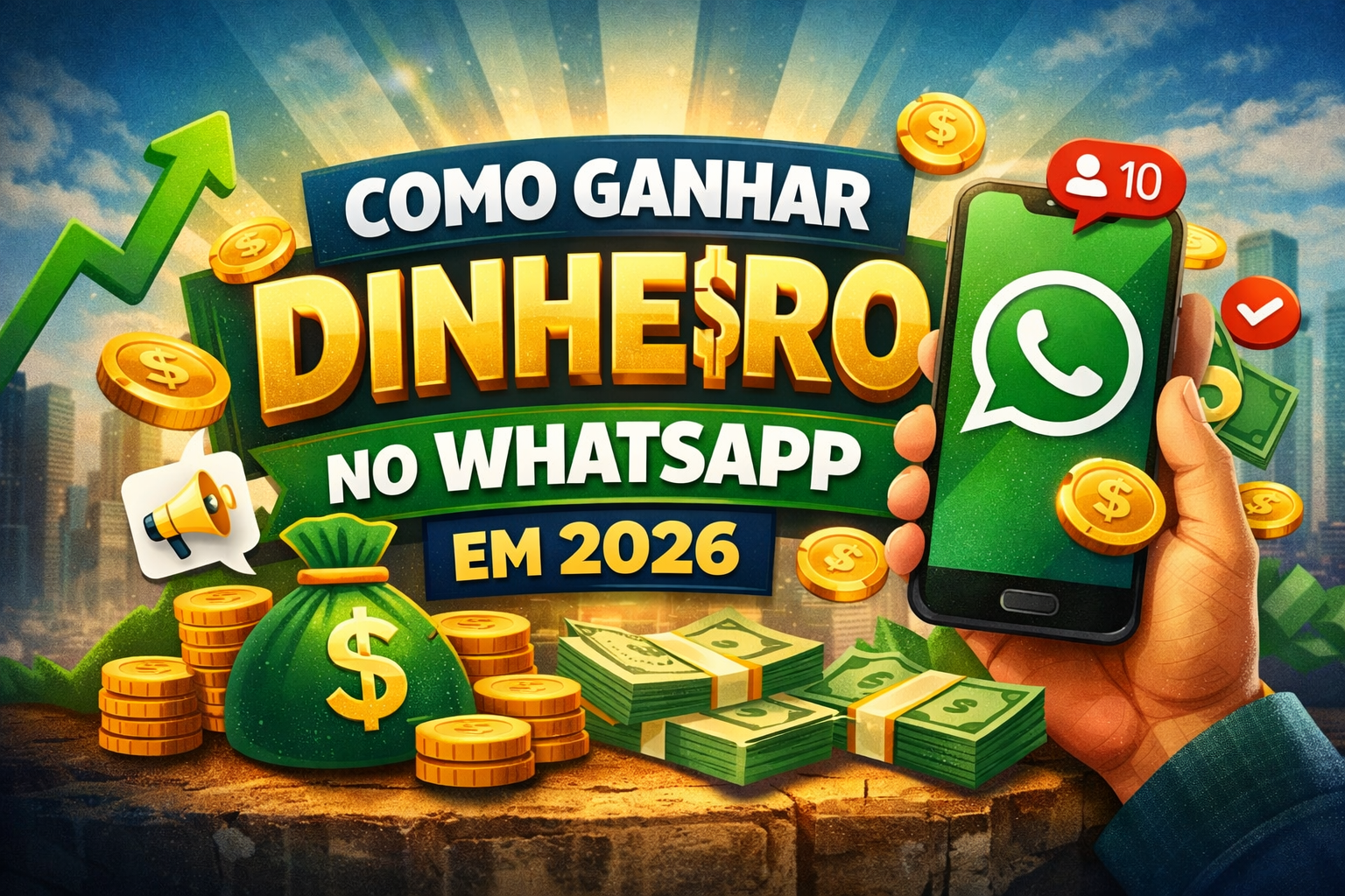Como Ganhar Dinheiro no WhatsApp em 2026 (Guia Completo para Iniciantes)
