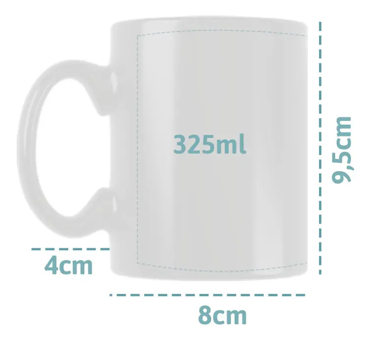Caneca Trader Emotions Art Cerâmica Preta 325ml Ideal Para Investidores